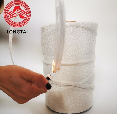 2.10 mm Branco FR Tipo fibroso de PP Enchimento 1,6 gm/metro Aproximadamente 14400 denier para cabo de bandeja